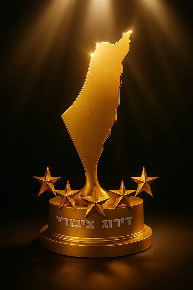 לוגו דירוג ציבורי — הציבור מדרג את משרתיו